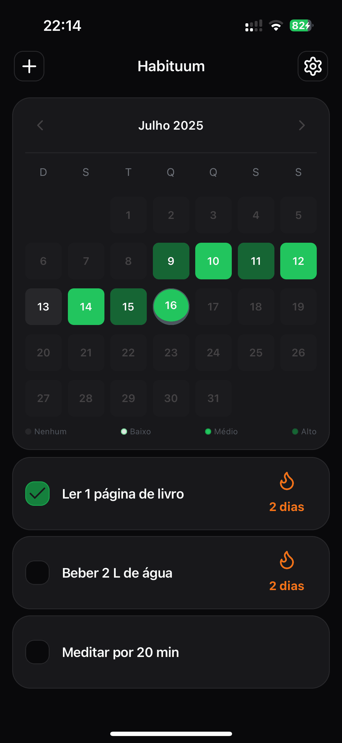 Habituum App